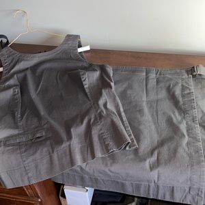 Loft Wrap Skirt & Top Set Size 6 EUC